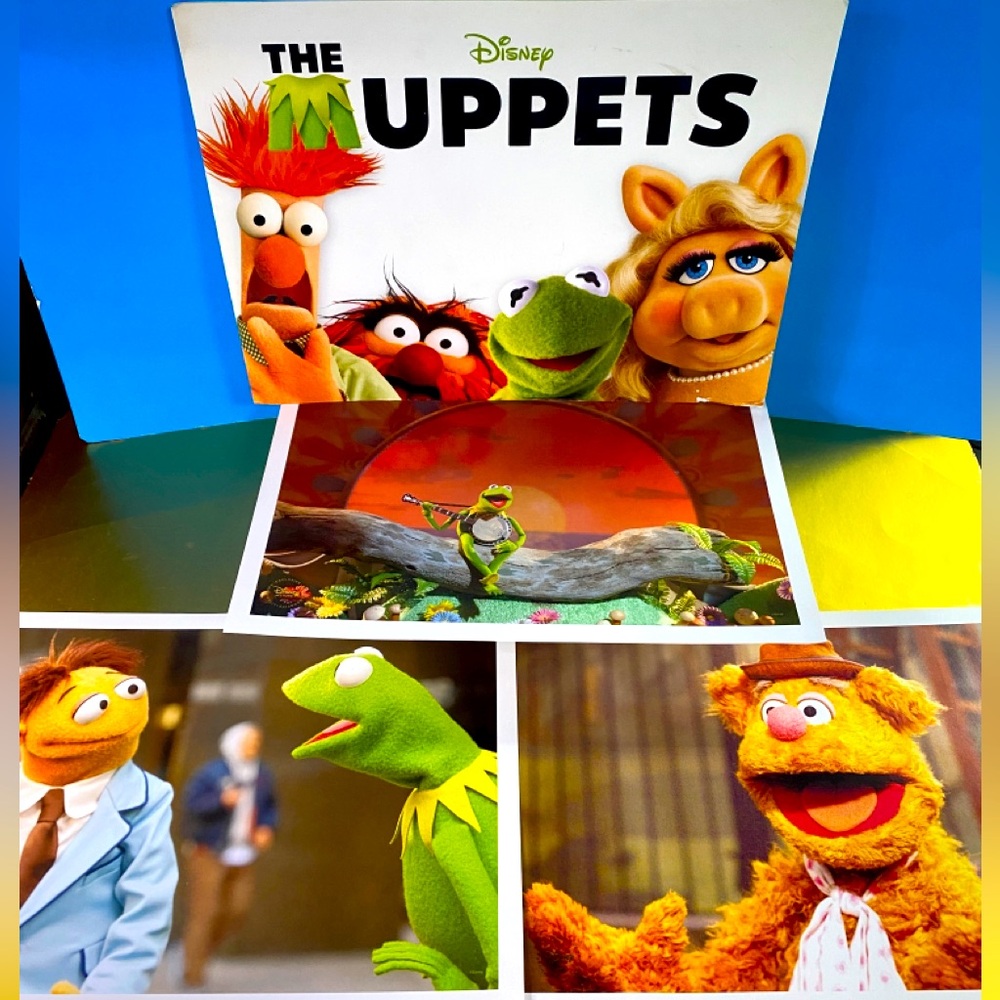 Disney Store 2012 Sesame Street The Muppets Commemorative Lithographs Set of 3